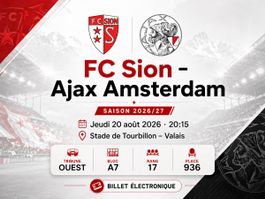 Billets FC Sion - Ajax Amsterdam 20/08/2026