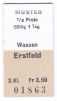 Billette Wassen - Erstfeld (Muster)