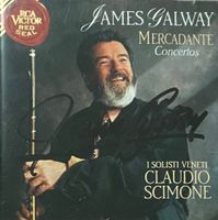 James Galway CD signiert • MERCADANTE Concertos