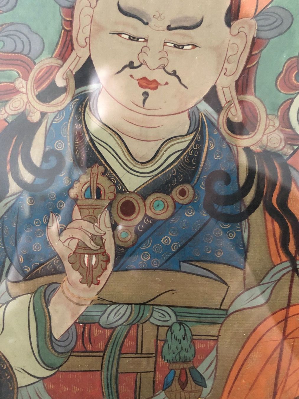 Dipinti: Framed Thangka antique – Usato da Basel venduto da Amechan. 3
