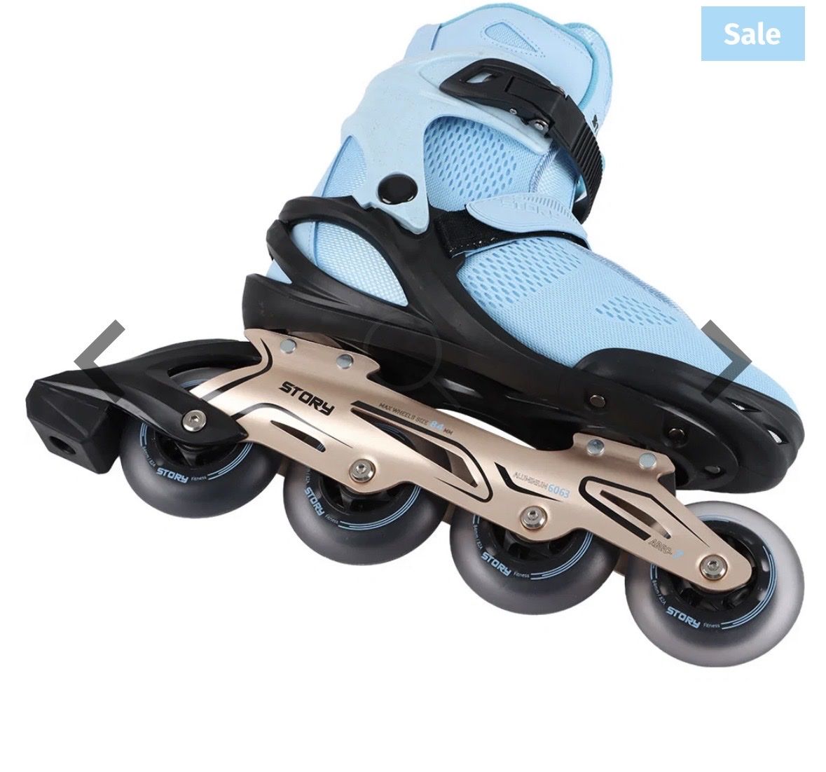 Patins à roul. & inline: Inlineskates Grösse 45 Story hellblau neu – Neuf avec emballage d'origine à meggen par saleroliver