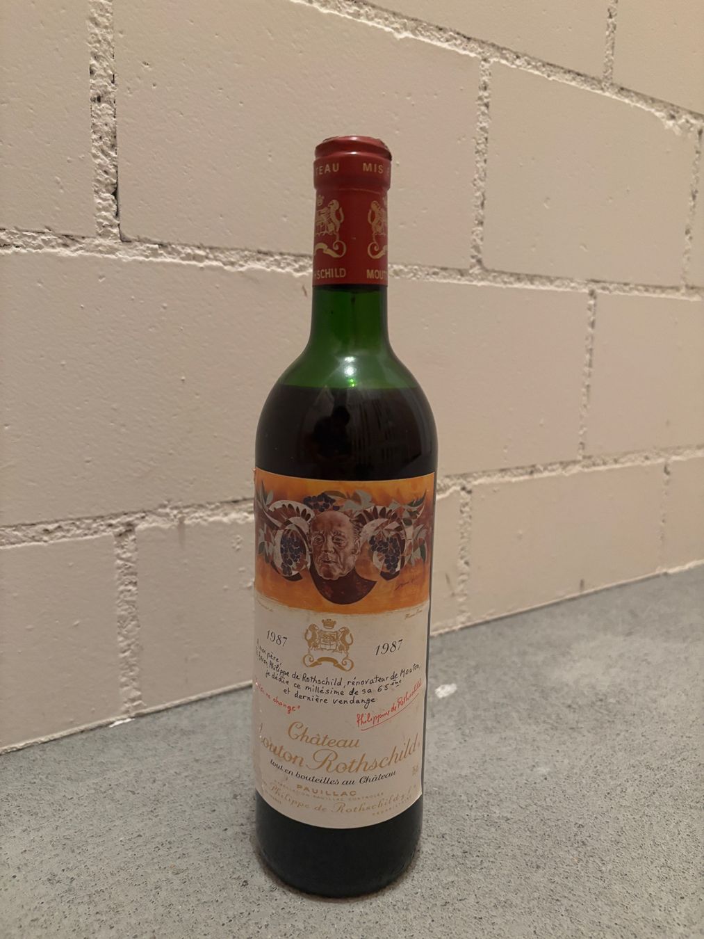 Mouton Rothschild Vins: CHATEAU MOUTON ROTHSCHILD 1987 – D'occasion à Walchwil par watch1510