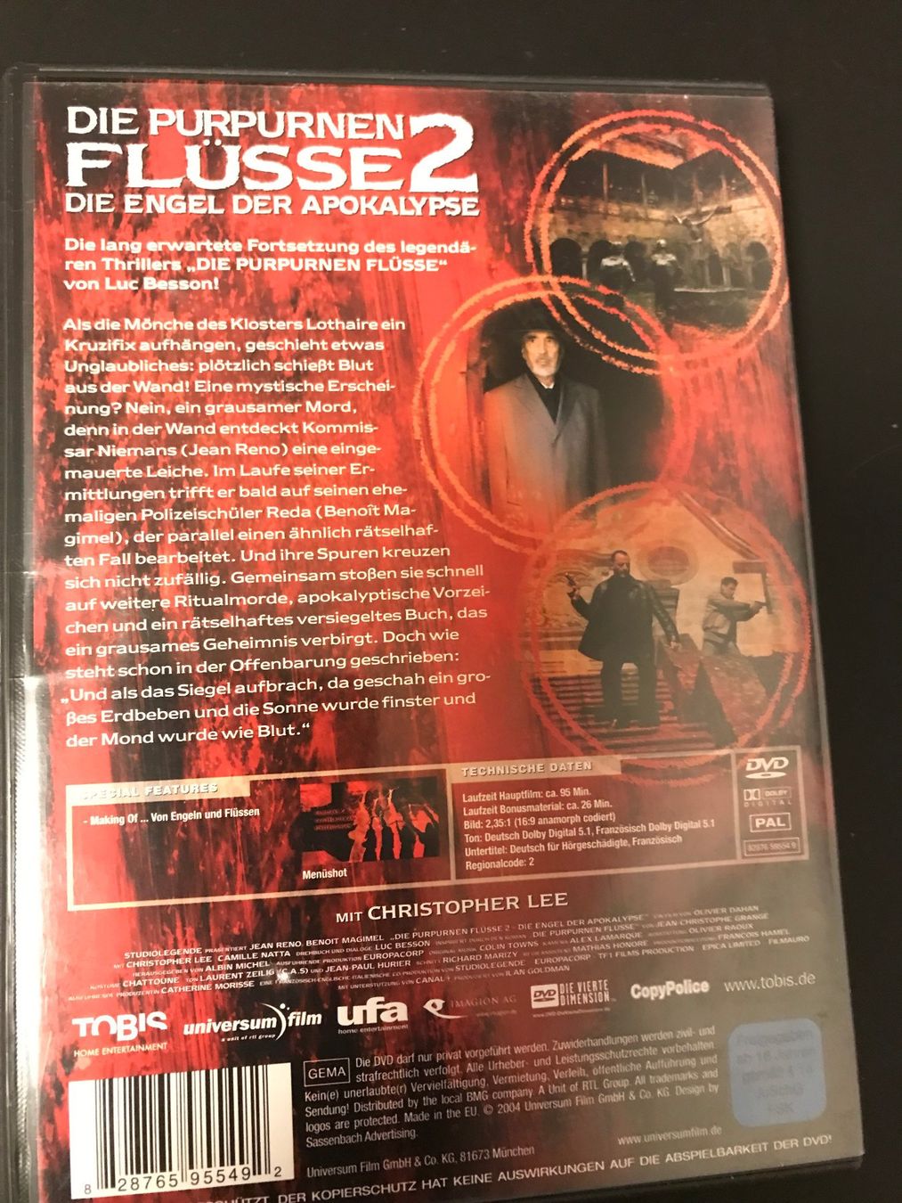 Tutti i DVDs: Die purpurenen Flüsse 2 – Usato da Freudwil venduto da Feenland2010 1