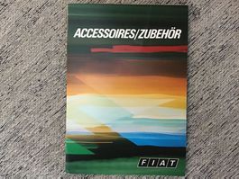 Fiat Accesoires/Zubehör Verkaufsprospekt