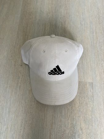 Adidas Cap - White - Perfect for Summer - Gently Used