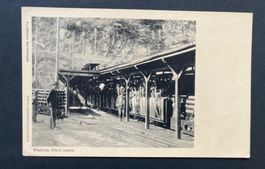Simplon/ Brig-Iselle. Eröffnung 1906/Stazione, treno operai