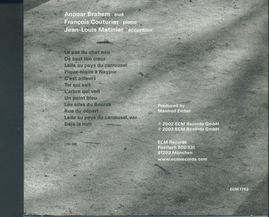 CDs: Le pas du chat noir - Anouar Brahem – Gebraucht aus Delémont von MaxPlan 1