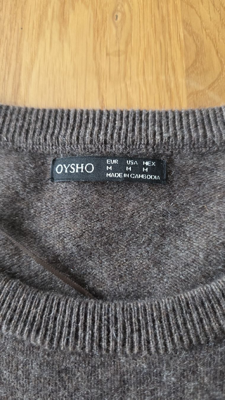 Pullover & Sweatshirts: Hübscher kurzer Kaschmirpullover von "OYSHO" Gr. M – Gebraucht aus Schneisingen von backstore24 6