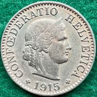 Pièce de 5 ct suisse 1915