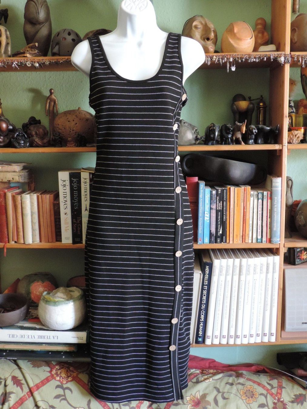 Kleider: robe longue rayée noir et blanc – Gebraucht aus Genève von Axelle333 2