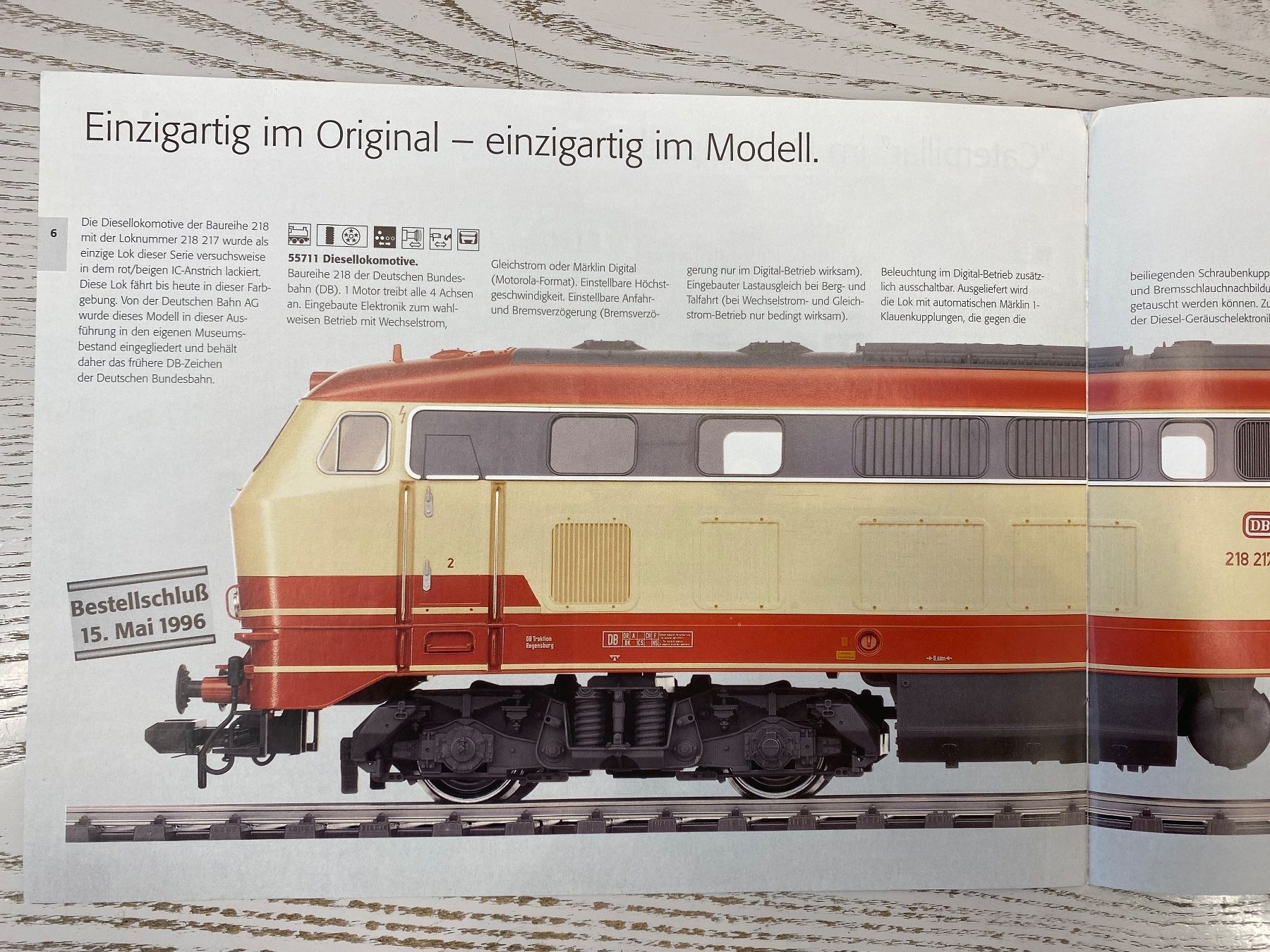 Märklin Modellini di ferrovie: Märklin Exclusiv 2/1996 – Usato da Lupsingen venduto da New-Haven 1
