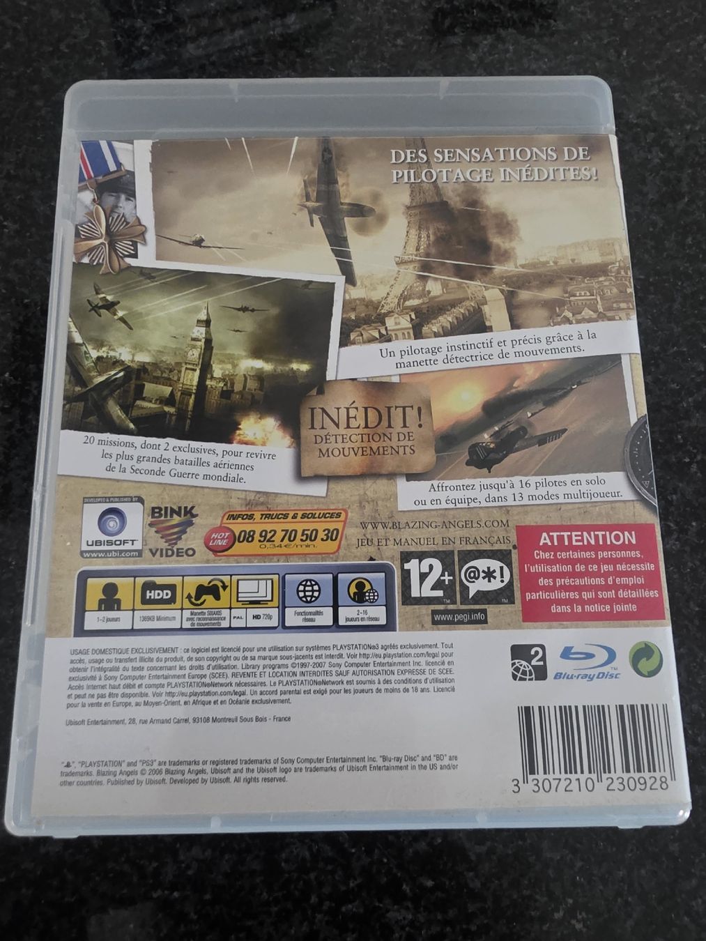 Jeux: Blazing Angels PS3 – D'occasion à Chavornay par Crash37 1