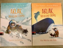 Kinderbuch Set Aklak, Der kleine Eskimo 2 Bände neu