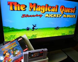 SNES: The Magical Quest starring Mickey Mouse, CIB, TB état