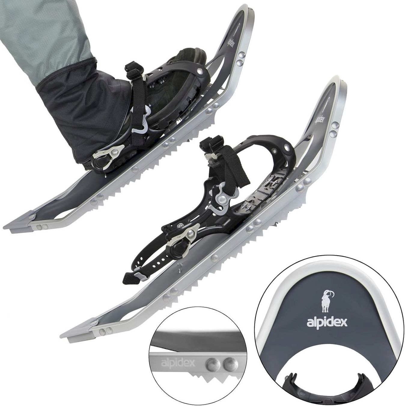 Schneeschuhe: ALPIDEX Schneeschuhe mit Alu-Rahmen – Neu und originalverpackt aus Bottighofen von zaap 3