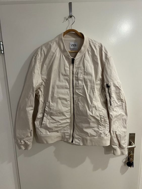 Zara Cream Bomber Jacket Kaufen auf Ricardo