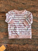 rosa Babypulli, Vogelmotiv, Gr. 62/68