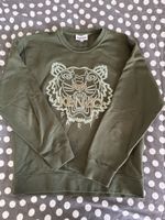 Kenzo Paris Tiger Sweatshirt Olive Green Size M