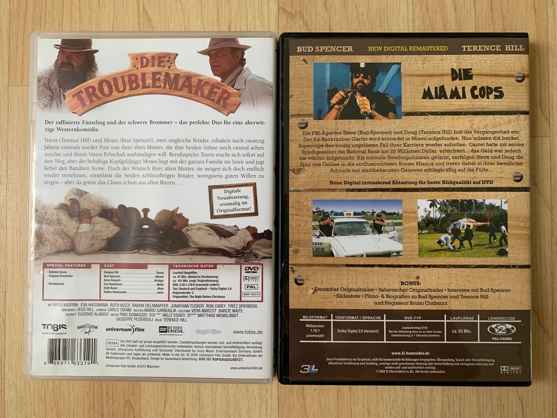 Alle DVDs: Die Troublemaker + Die Miami Cops (DVD) – Gebraucht aus Sissach von BeetleMouse 1