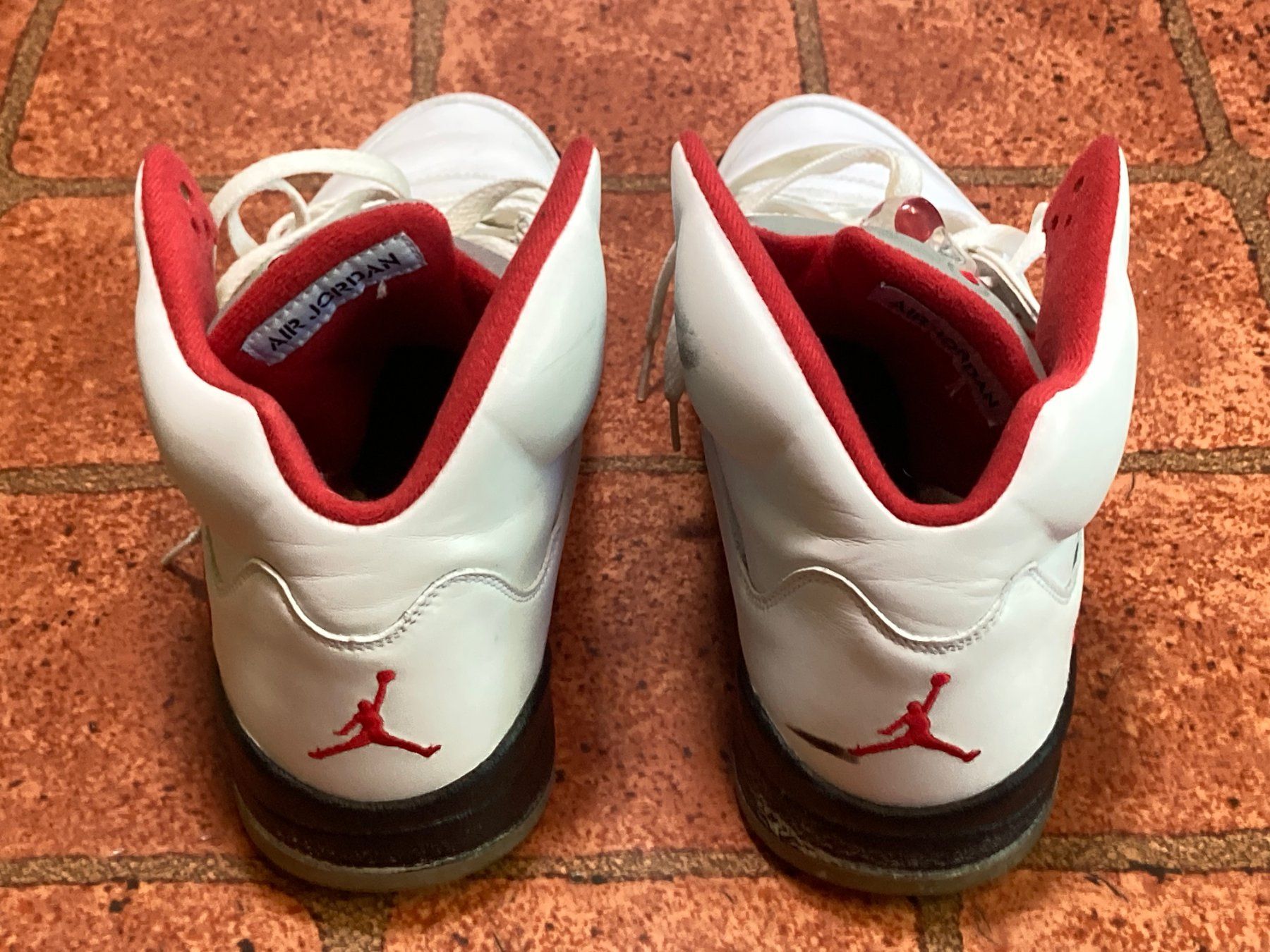 Jordan Scarpe da uomo: 2008 jordan 5 fired red CDP Pack gr. 45/11us – Usato da Zürich venduto da le_souk 4