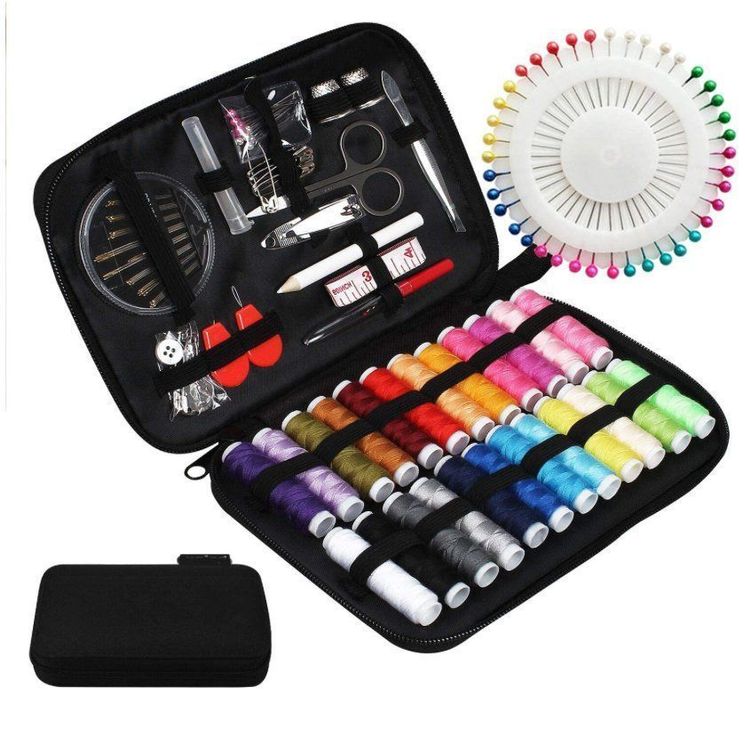 Nähset Mit 41 Spulen - Komplett Nähzubehör Reise Nähzeug
