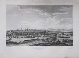 Basel Originalkupferstich von Perignon 1780
