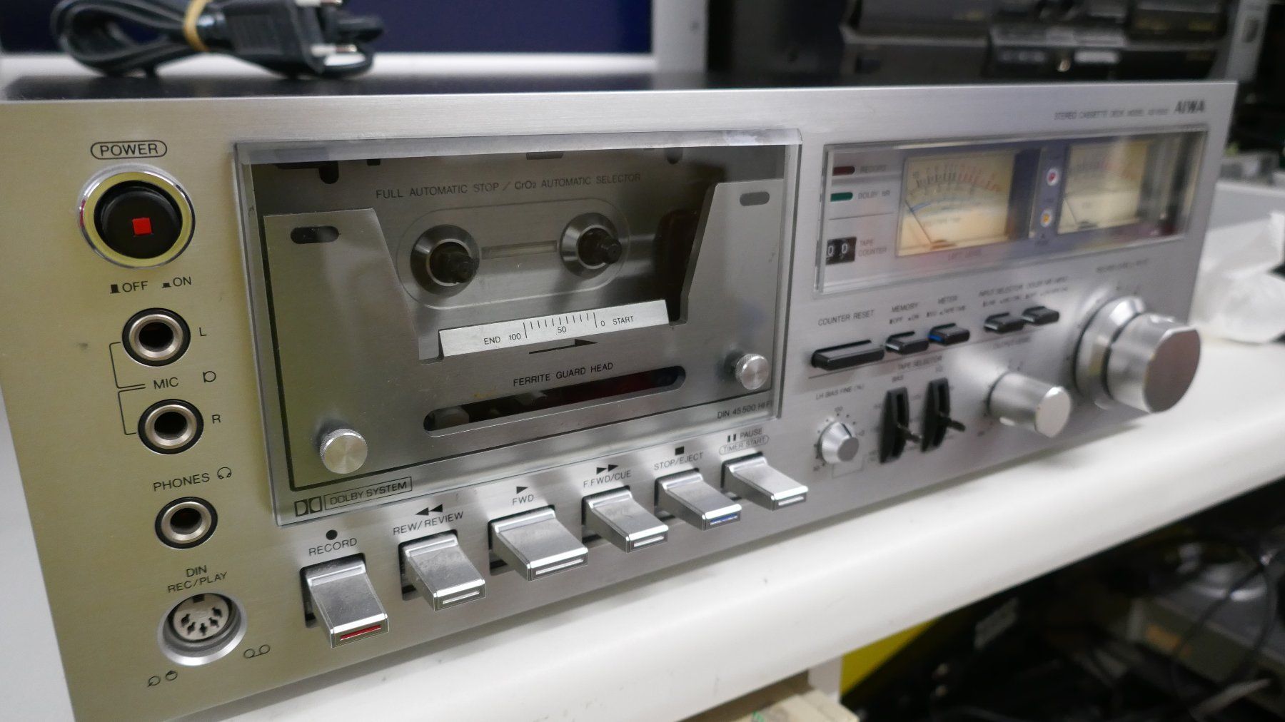 Aiwa Registratori: Aiwa Kassettendeck AD-6550 – Usato da Wenslingen venduto da FairlightCMI 1
