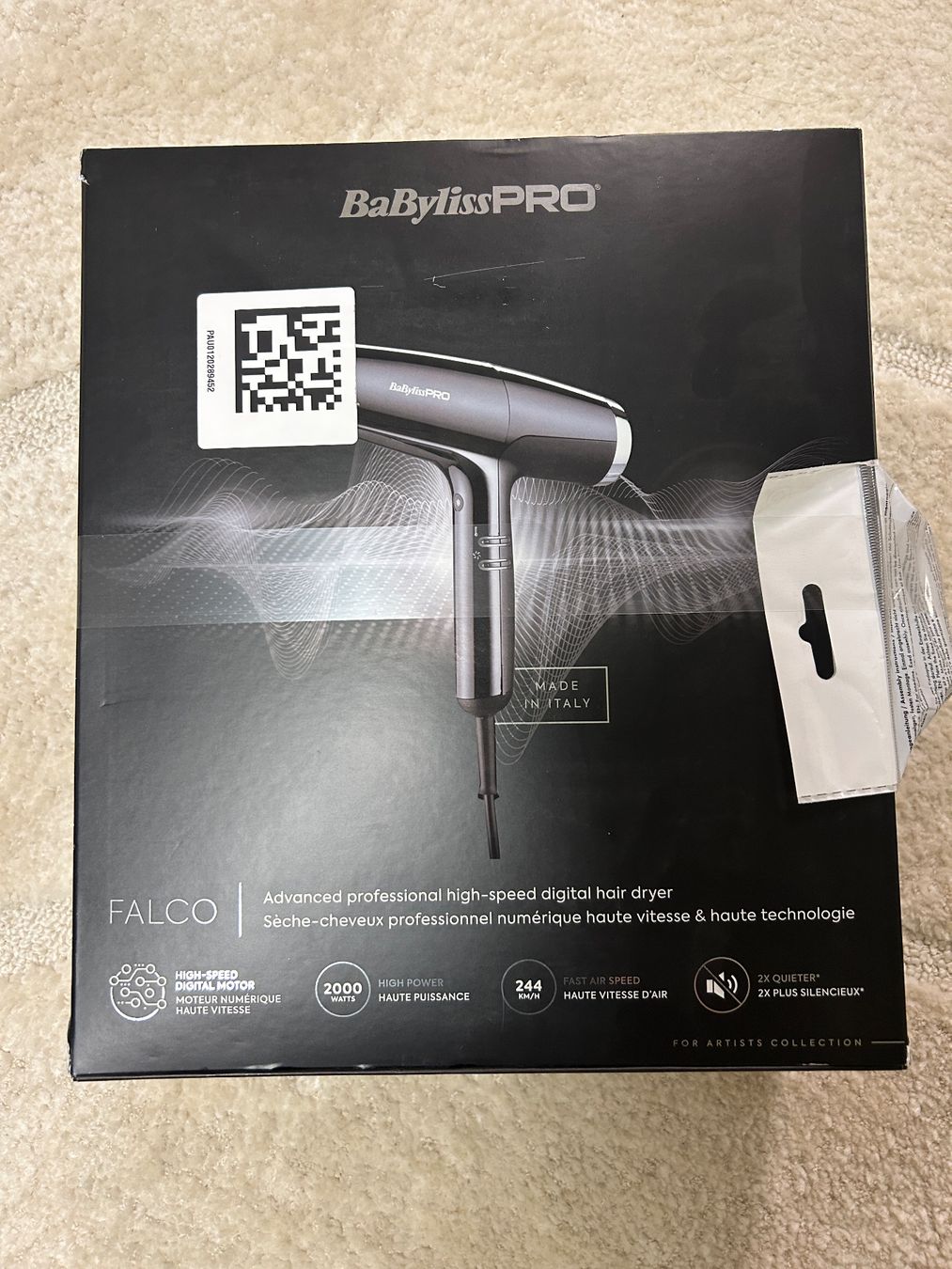 BaByliss Asciugacapelli: NEU - BaByliss Pro Falco, 2000 W – Nuovo e nell'imballaggio originale da Engelburg venduto da Quinti15 4