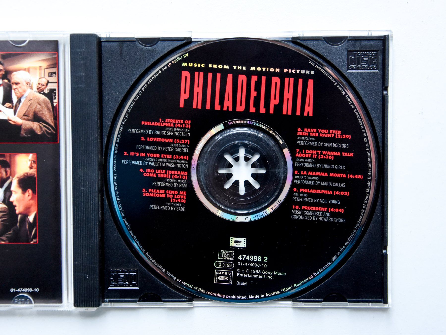 CD: Philadelphia (Soundtrack) – Usato da Belmont-sur-Yverdon venduto da ag97 1