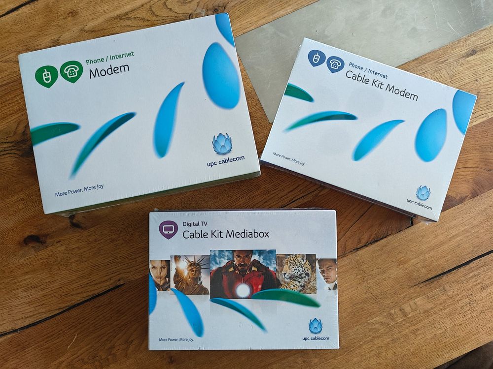 UPC Cablecom Modem & Mediabox Set NEU 3-teilig (Neu und ...
