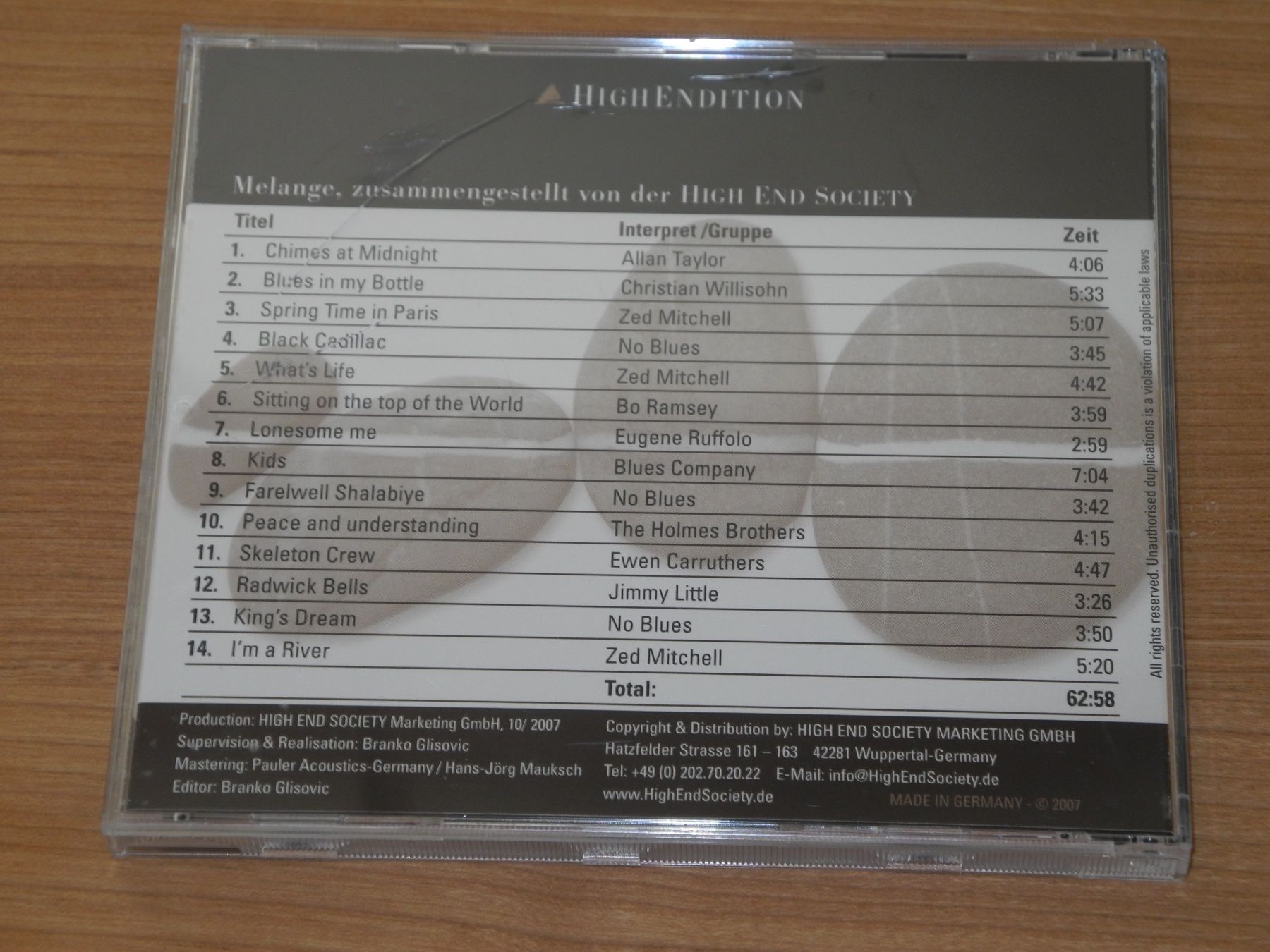 CDs: AUDIOPHILE HIGH ENDITION: MELANCHE - AUDIOPHIL – Neuf (Voir description) à Fahrwangen par Swirl2 2