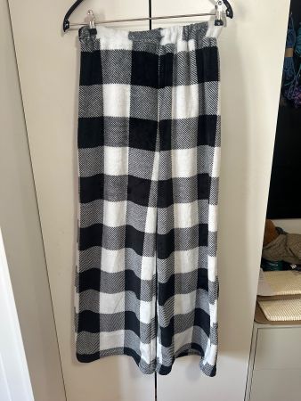 Kuschel Hose kariert Grösse S