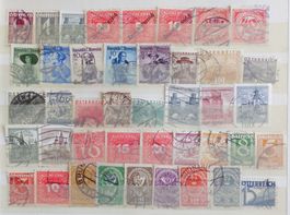 ÖSTERREICH: Gestempelte Marken bis 1962, 2 Fotos