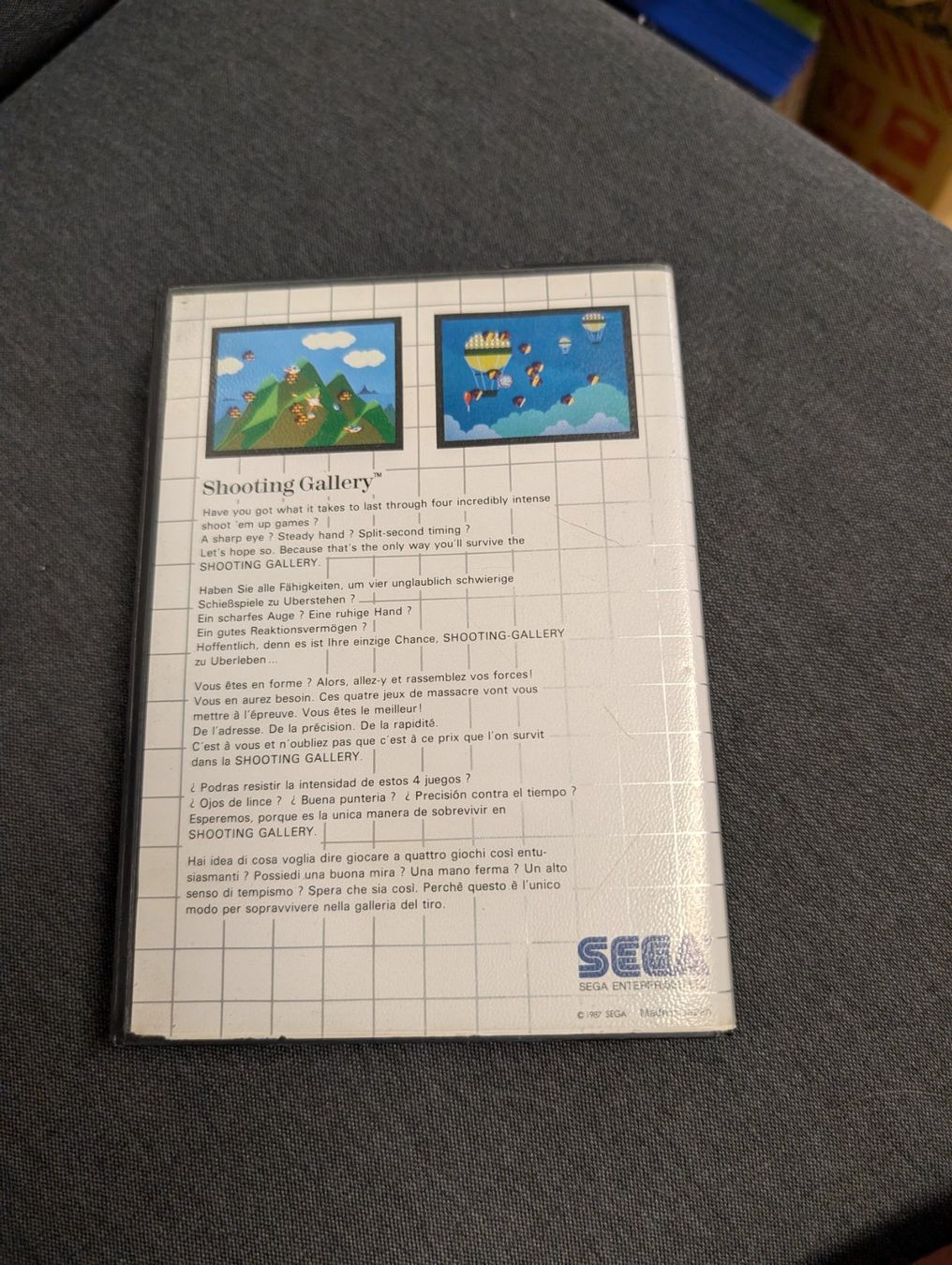 Jeux: Shooting gallery Sega Master System – D'occasion à Giubiasco par Ticinerd 1