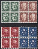 113-116** Viererblocksatz 1945, Katalog SBK 26 Fr. 28.00
