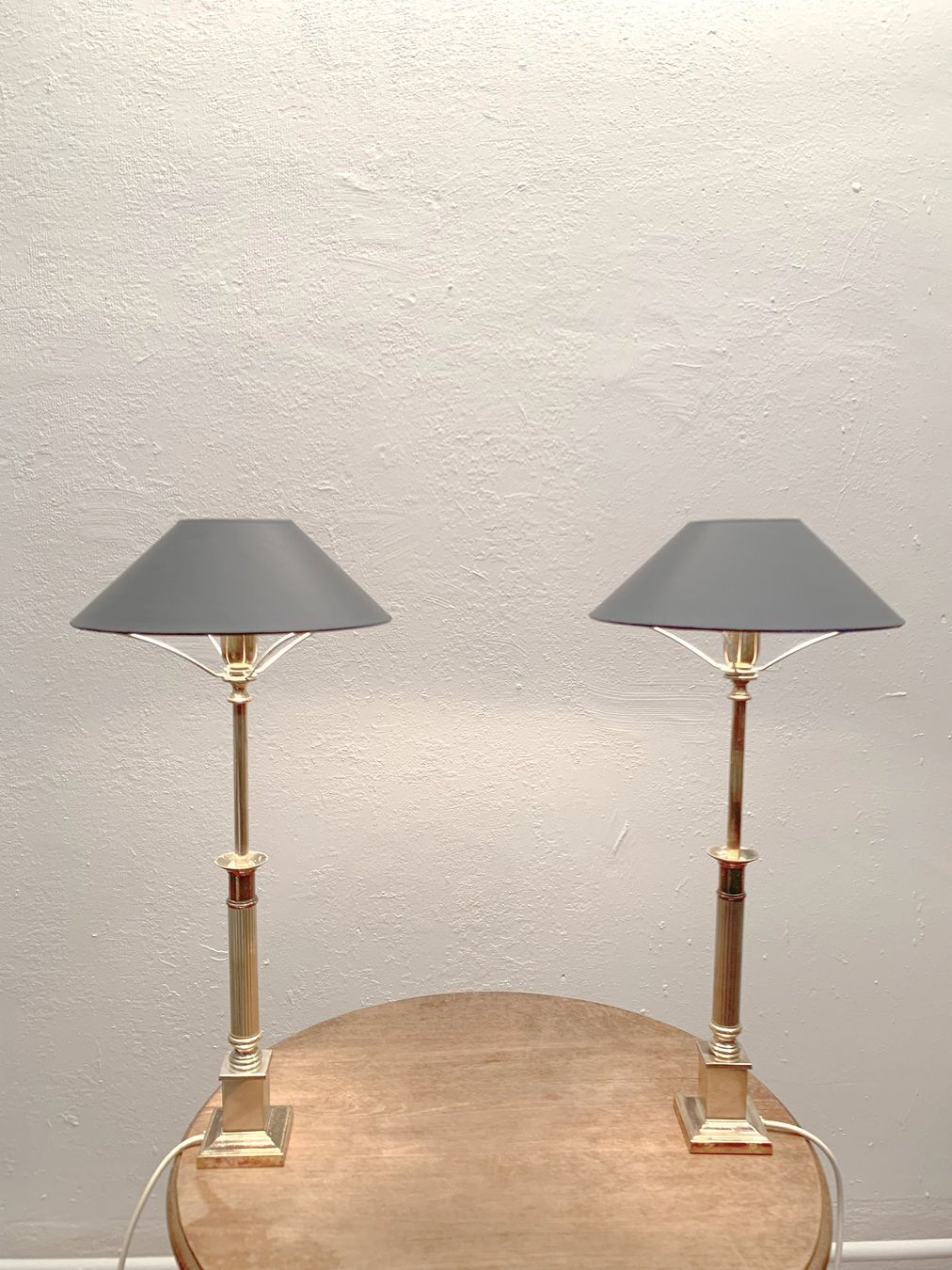 Lampade: Antike versilberte Tischeuchten – Usato da zürich venduto da dundr