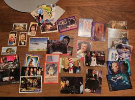 34 Sammelkarten Konvolut diverse Filme und Serien gebraucht
