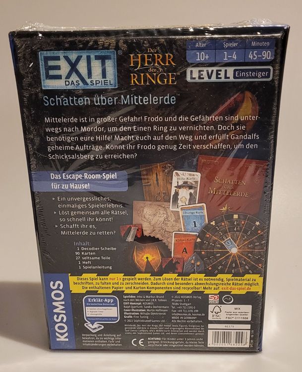 Exit Herr der Ringe Schatten der Mittelerde Kaufen auf Ricardo