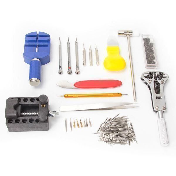 Cirulli 132-tlg Uhrmacher Werkzeug Set - Komplettset Für Uhrenreparatur & Batteriewechsel