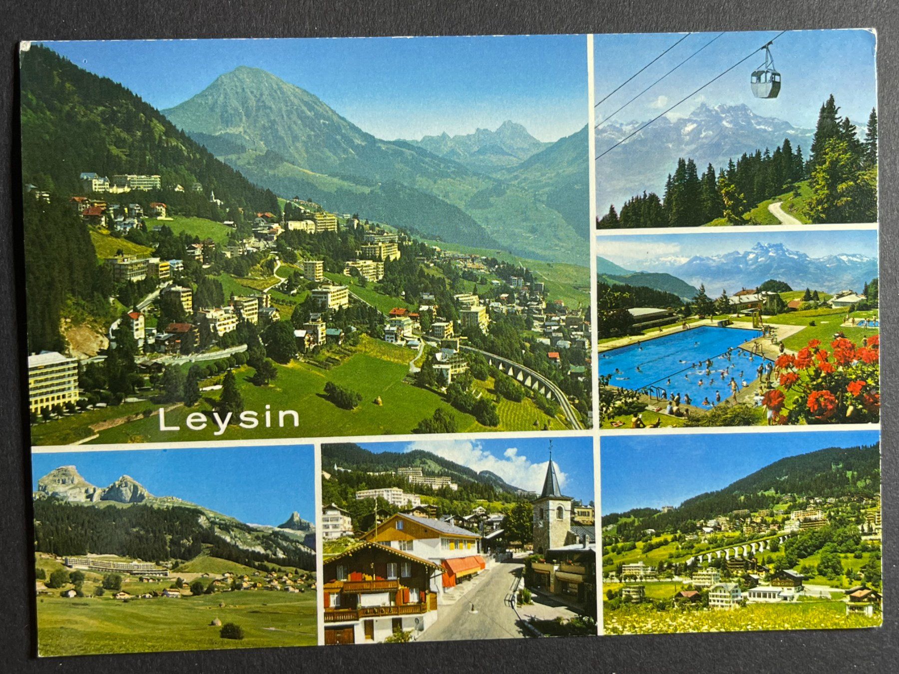 Cartoline postali: Leysin, 6 Ansichten – Usato da Steg VS venduto da _vinci_
