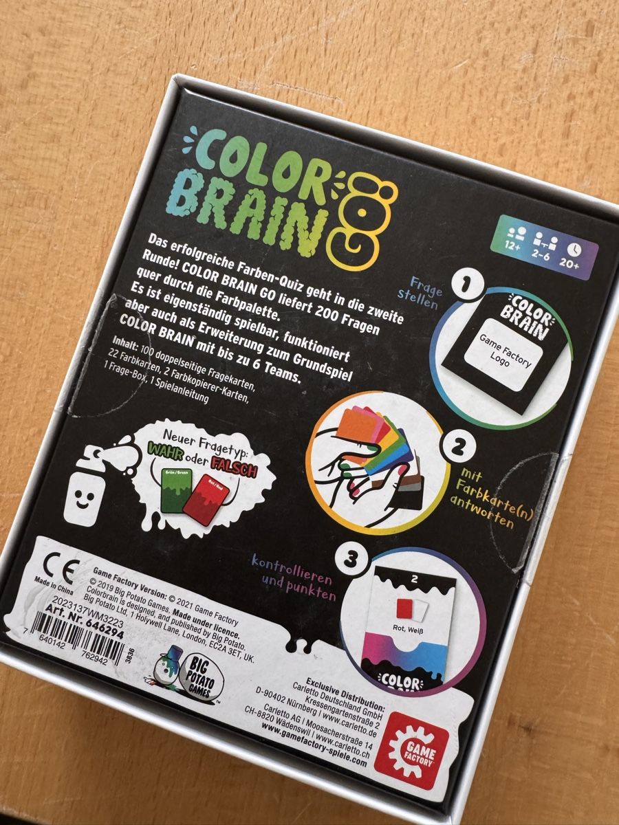 Giochi: Color Brain Go - Das kompakte Farben-Quiz  – Nuovo (secondo la descrizione) da Sursee venduto da ste_zr96 1