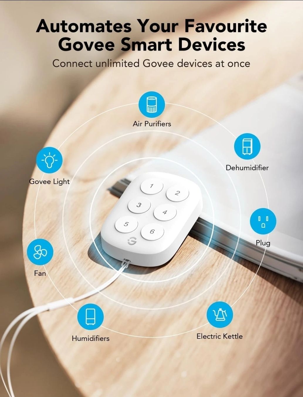 Interruttori: Goveelife Wireless Smartbutton Schalter – Nuovo e nell'imballaggio originale da Gelterkinden venduto da Whizo 3