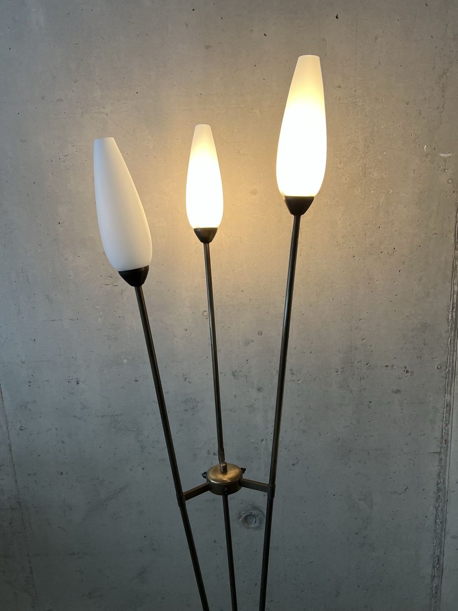 Lampen: Mid Century Ständerleuchte Messing – Gebraucht aus Wabern von La-Vitrine 4