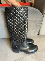 Bottes de pluie noires matelassées taille 41 bon état