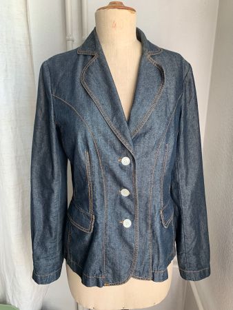 Jeans Blazer Damen von Bogner Gr. 38 Vintage
