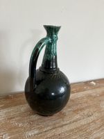 Krug schwarz gruen mit Henkel guter Zustand 36cm