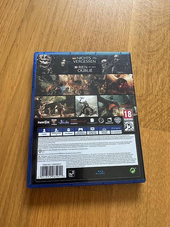 Giochi: PS4 Shadow of War – Usato da Luzern venduto da Brokiland 2
