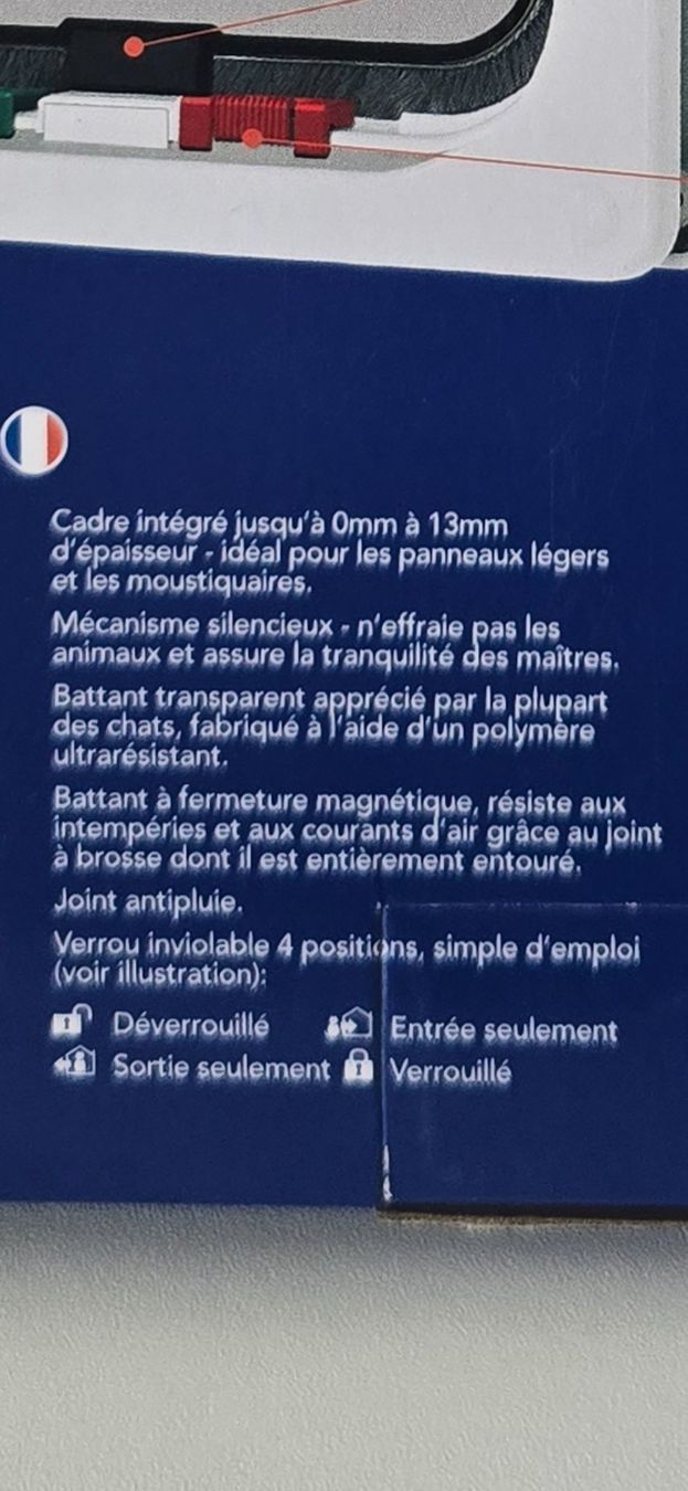 Gattaiole: Chatière Verrouillable Neuve – Nuovo e nell'imballaggio originale da Les Verrières venduto da kitel79 4