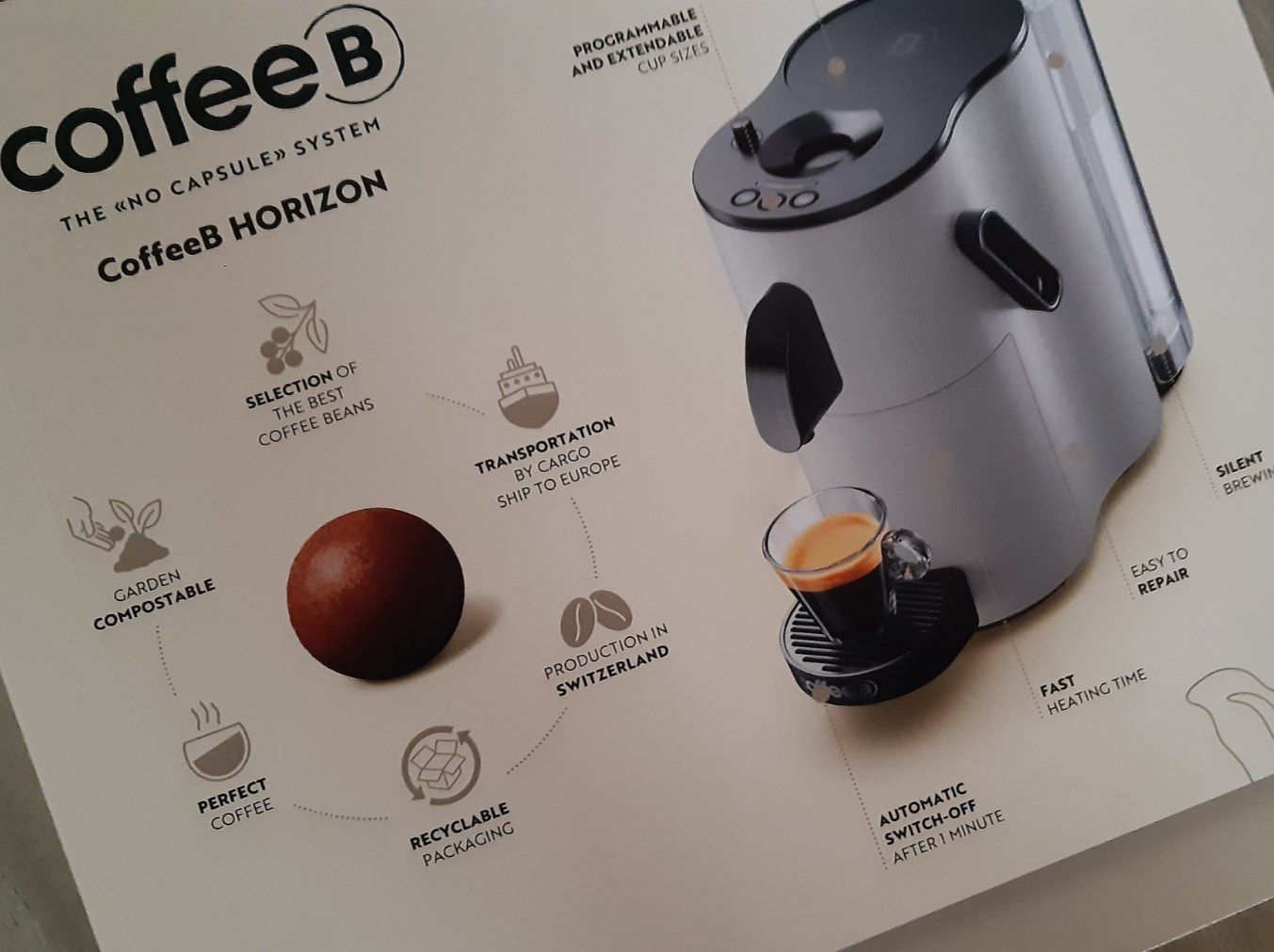 Coffee B Macchine per caffè & Macchine per espresso: Coffee B Horizon neu/ovp – Nuovo e nell'imballaggio originale da Wasen im Emmental venduto da Rom2000 1