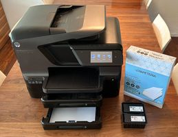 HP Officejet Pro 8600 inkl. 2. Papierfach und XL-Set Tinte